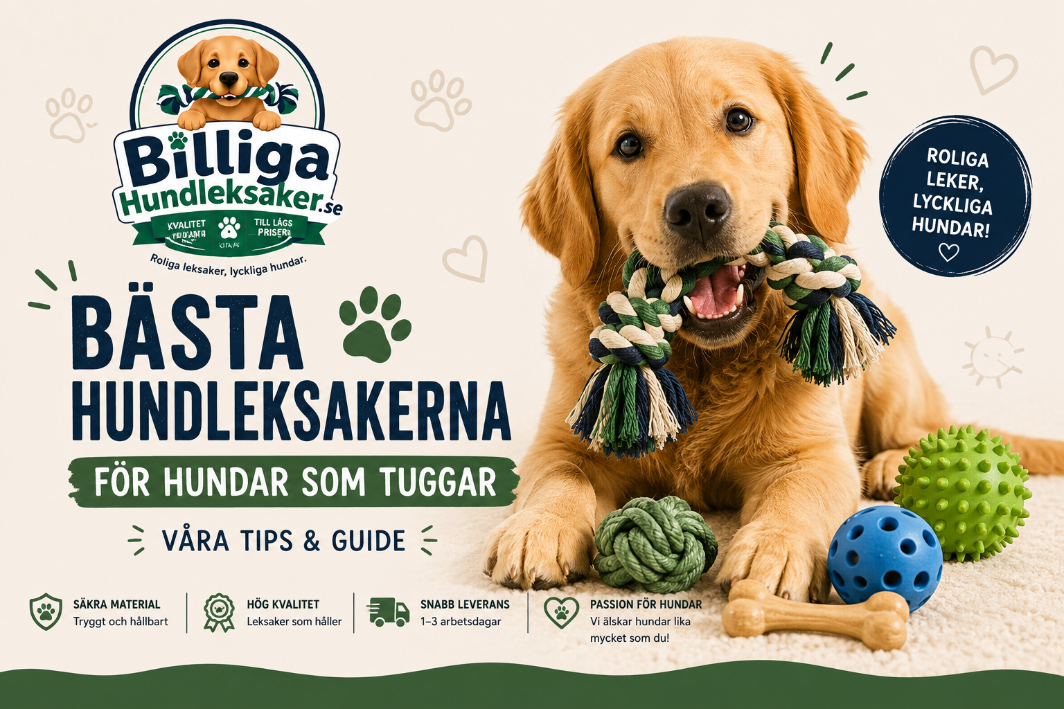 Bästa hundleksakerna för hundar som tuggar
