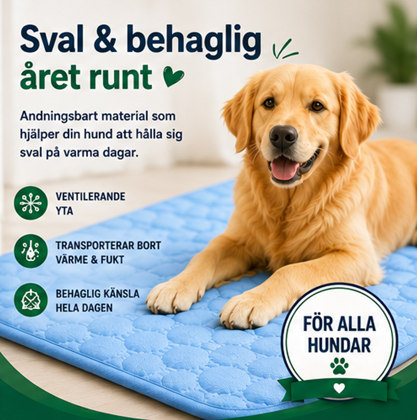 FÖRBESTÄLLNINGS VARA: Sval Hundbädd - Bekväm Andningsbar Hundsäng